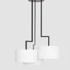 Zeitraum Pendant Lights*Noon 3 Small | Textile White
