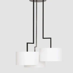 Zeitraum Pendant Lights*Noon 3 Small | Textile White