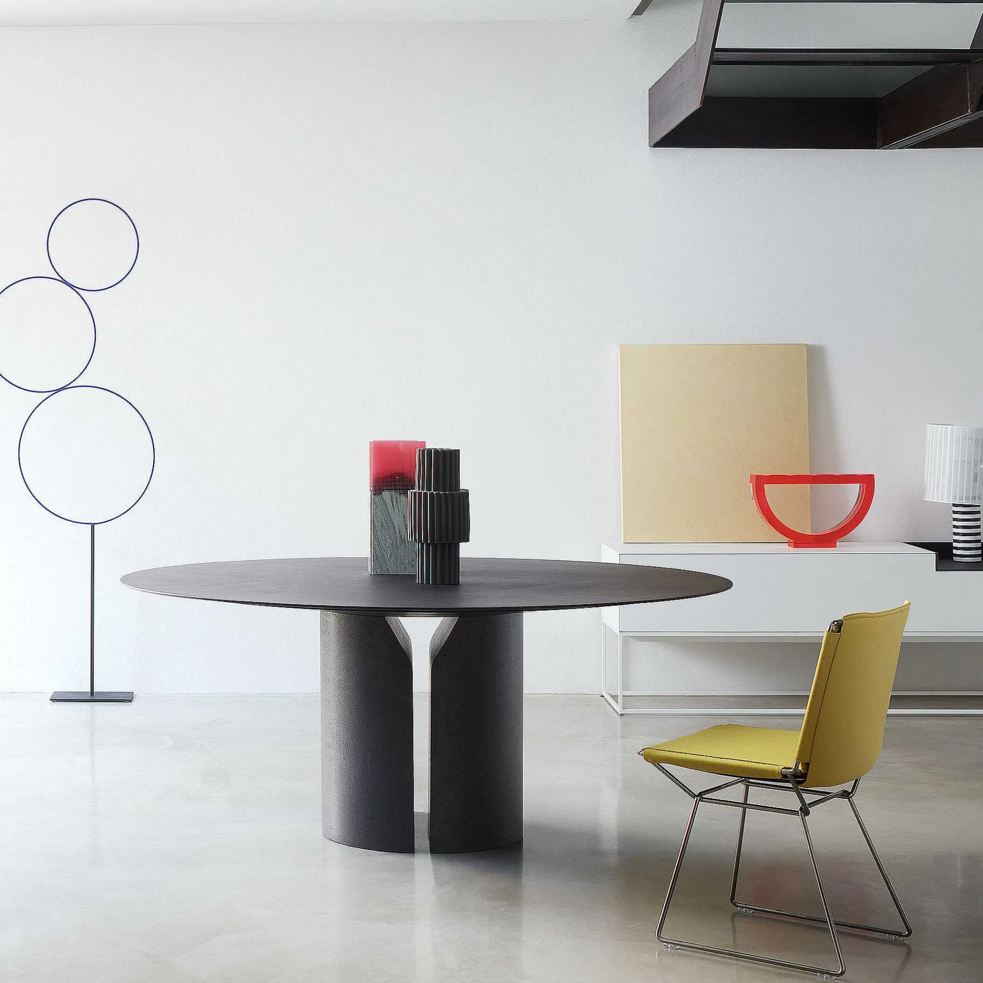 MDF Italia Dining Tables*Nvl Table | Dining Table | Black