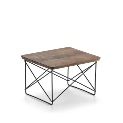 Vitra Coffee Tables*Occasional Table Ltr | Dark Base - Walnut