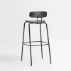 Zeitraum Stools*Okito Bar | Oak Stained Graphite Black