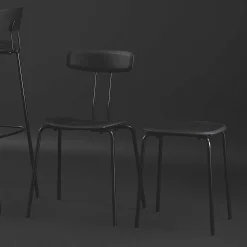 Zeitraum Stools*Okito Stool | Graphite
