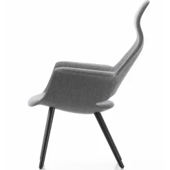 Vitra Chairs*Organic Highback | Armchair | Warm Grey / Moor Brown