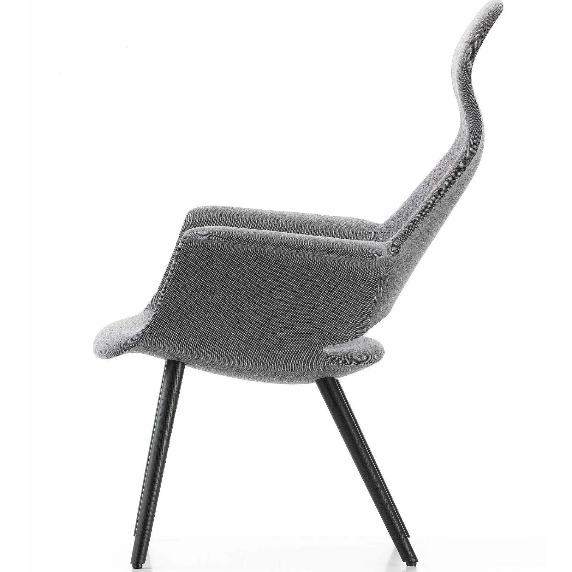 Vitra Chairs*Organic Highback | Armchair | Warm Grey / Moor Brown