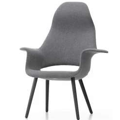 Vitra Chairs*Organic Highback | Armchair | Warm Grey / Moor Brown