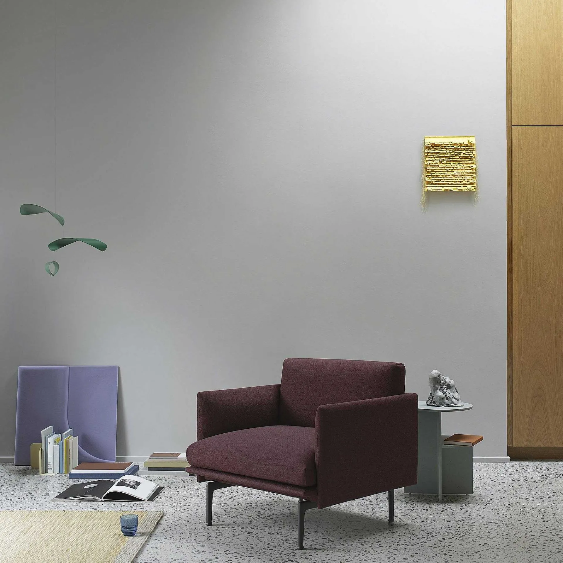 Muuto Single Armchairs*Outline Studio Chair | Armchair | Vidar Fabric