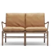 Carl Hansen & Søn 2 Seater Sofas*Ow149-2 Colonial | Sofa | Walnut - Cognac Leather
