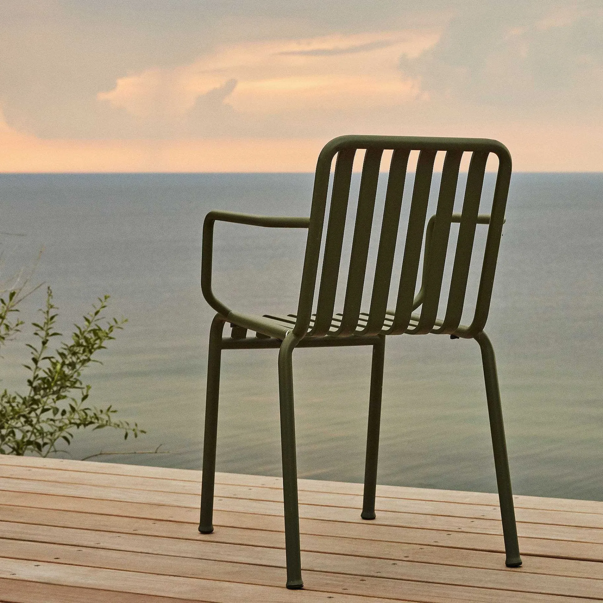 HAY Outdoor Chairs*Palissade Armchair | Olive