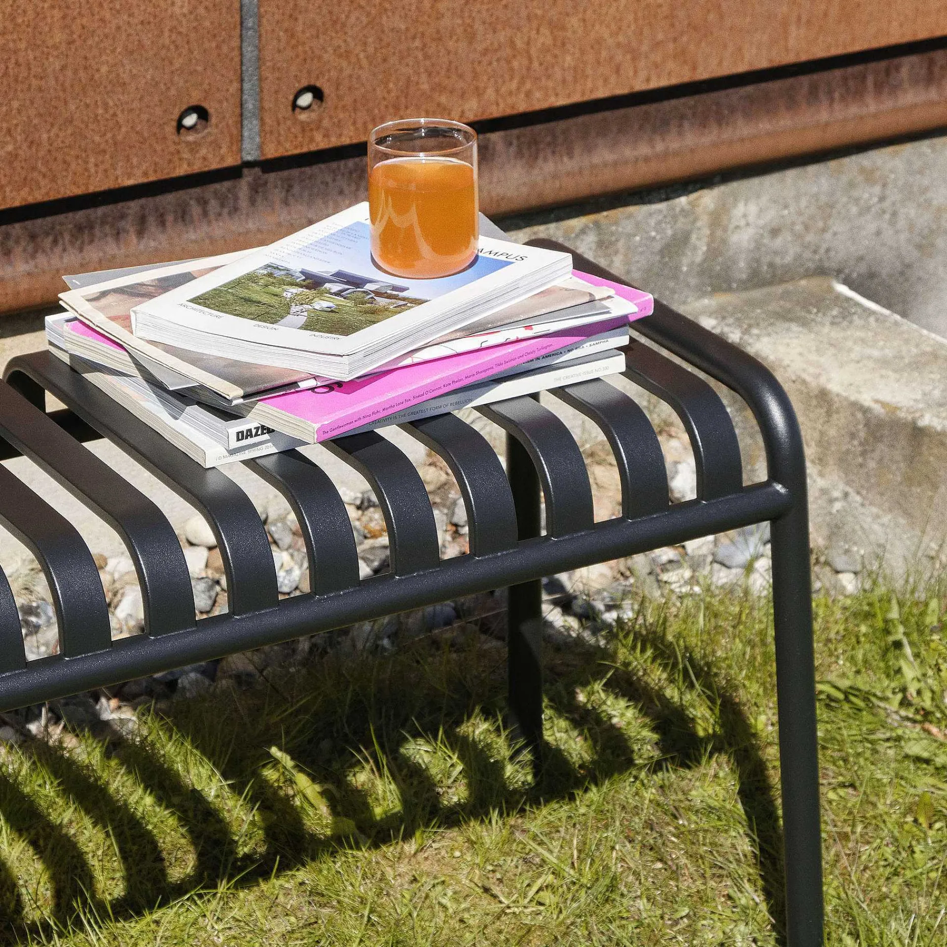 HAY Outdoor Chairs*Palissade Bench | Anthracite