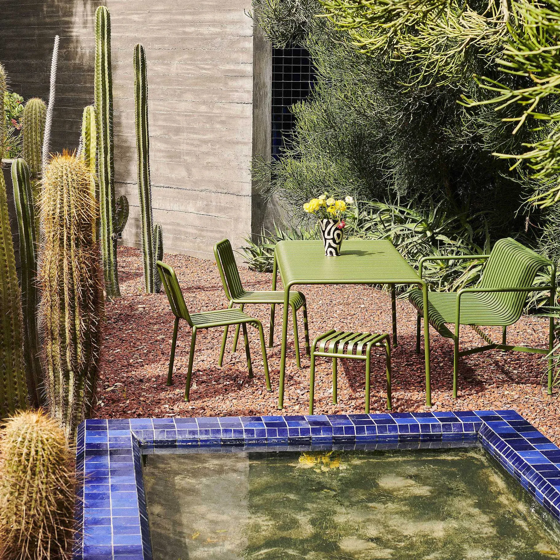 HAY Outdoor Chairs*Palissade Chair | Outdoor Chair | Olive Green