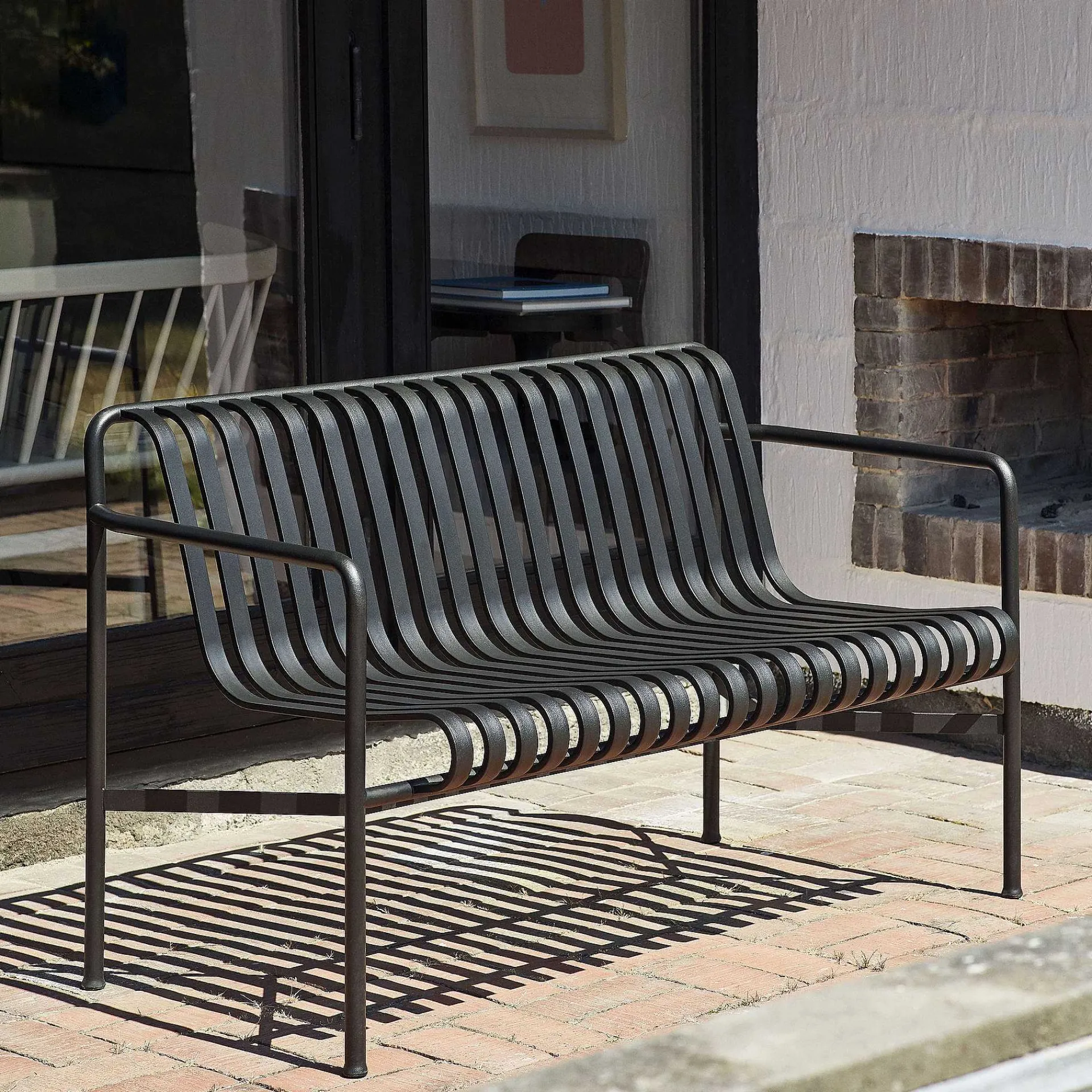 HAY Outdoor Chairs*Palissade Dining Bench - Anthracite