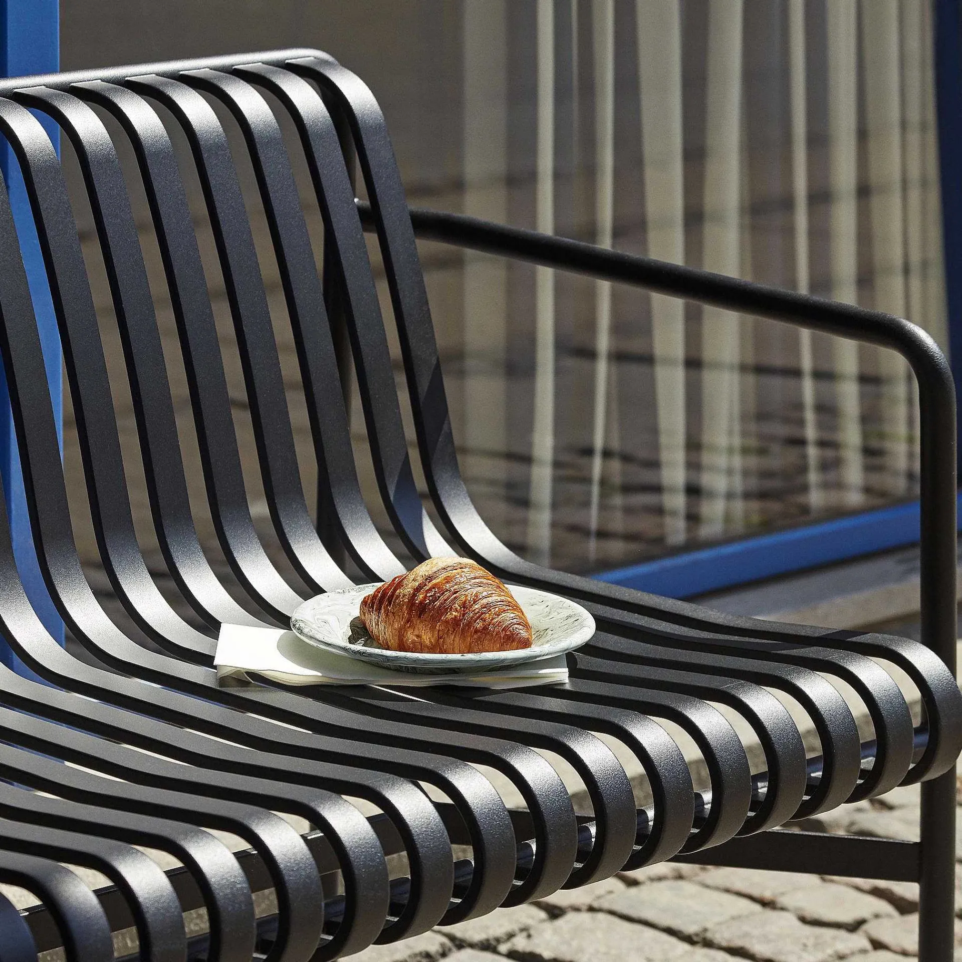 HAY Outdoor Chairs*Palissade Dining Bench - Anthracite