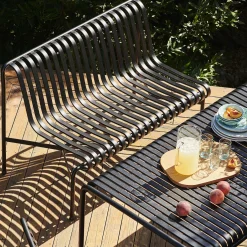 HAY Outdoor Chairs*Palissade Dining Bench - Anthracite