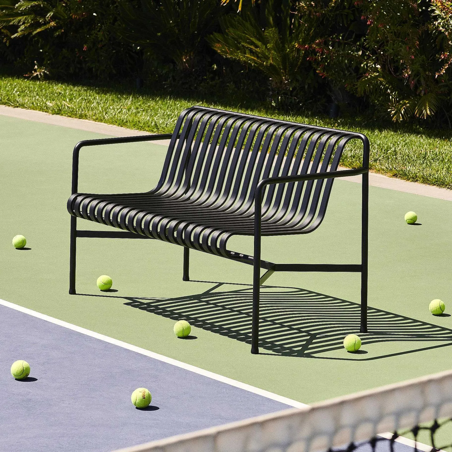 HAY Outdoor Chairs*Palissade Dining Bench - Anthracite