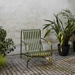 HAY Sofas And Armchairs*Palissade Lounge Chair High | Olive Green
