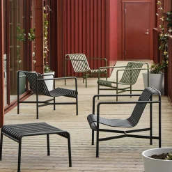 HAY Outdoor Tables*Palissade Ottoman | Anthracite
