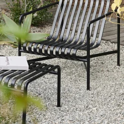 HAY Outdoor Tables*Palissade Ottoman | Anthracite
