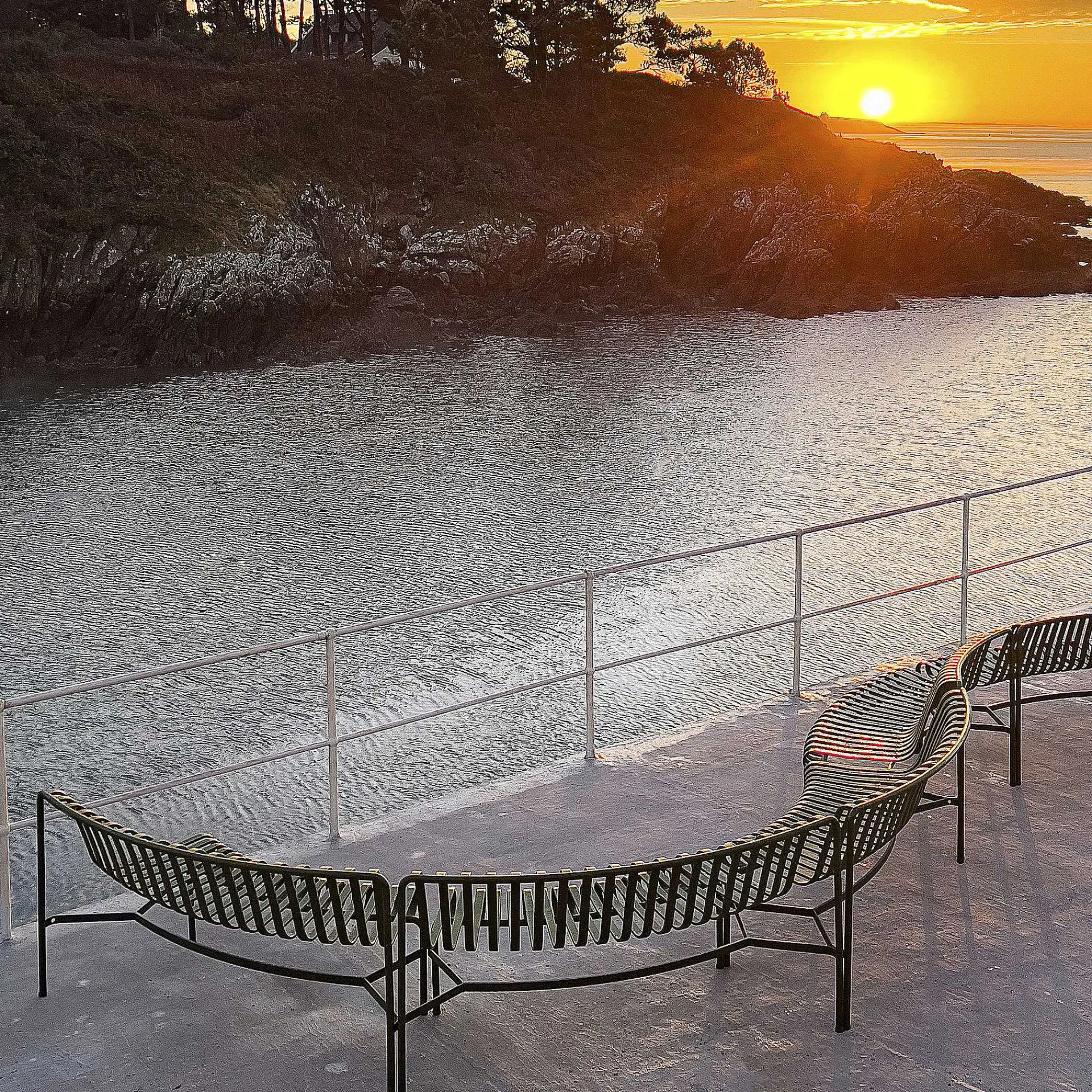 HAY Outdoor Chairs*Palissade Park Dining Bench | Outdoor Bench | Green