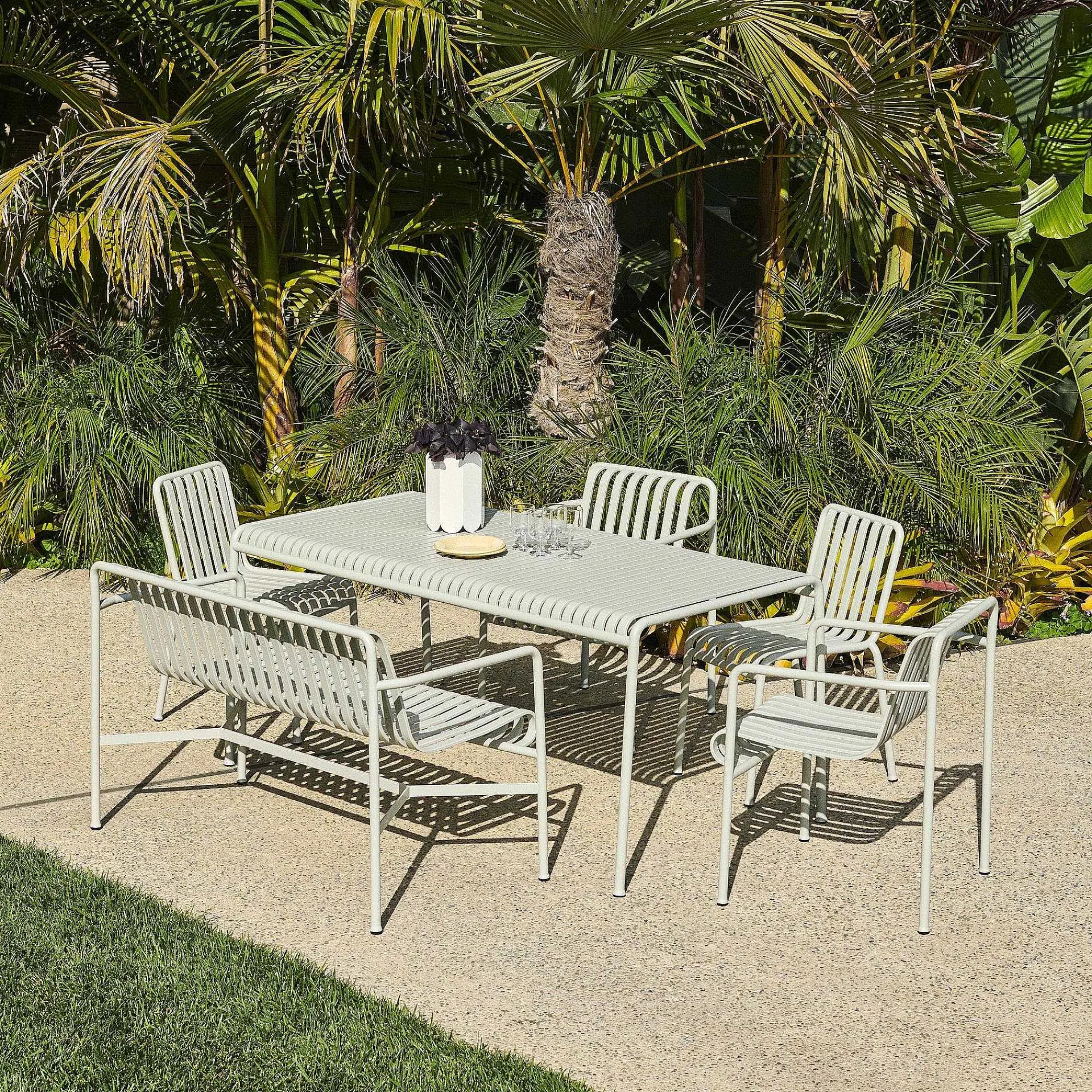 HAY Outdoor Tables*Palissade Table | Sky Grey