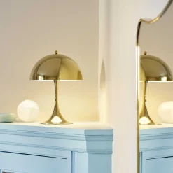 Louis Poulsen Pendant Lights*Panthella Table Mini | Metallized Brass