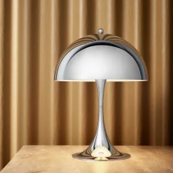 Louis Poulsen Pendant Lights*Panthella Table Mini | Table Lamp | Chrome | Ex Display
