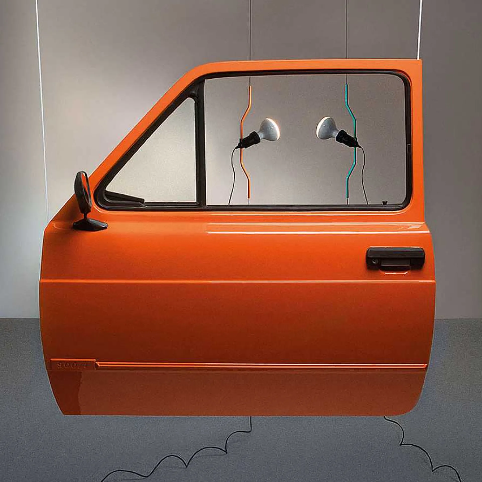 Flos Pendant Lights*Parentesi/D 50 | Pendant Lamp | Orange