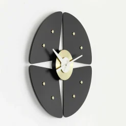 Vitra Clocks*Petal Clock | Black/Brass