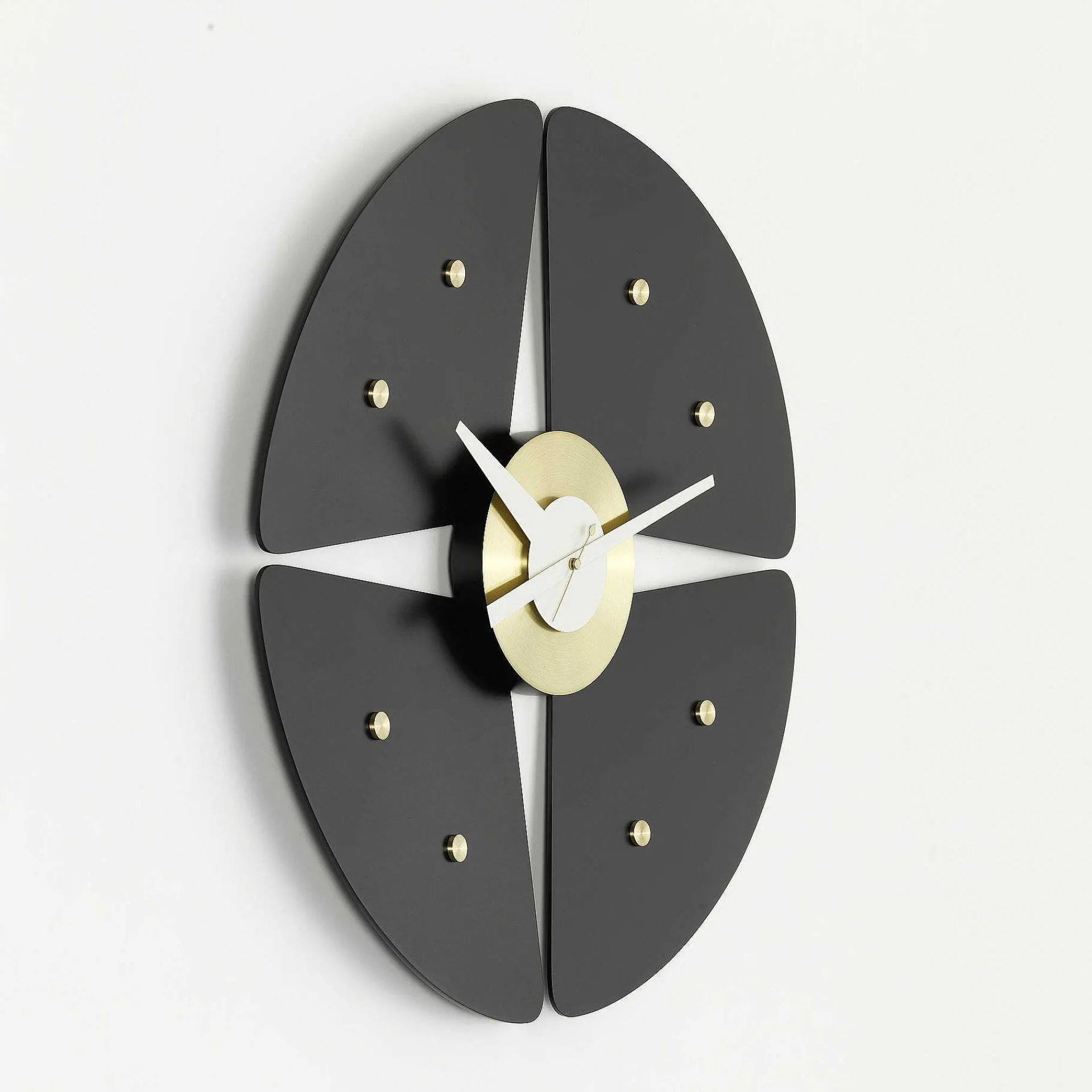 Vitra Clocks*Petal Clock | Black/Brass