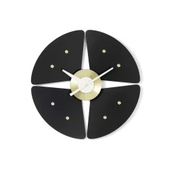Vitra Clocks*Petal Clock | Black/Brass