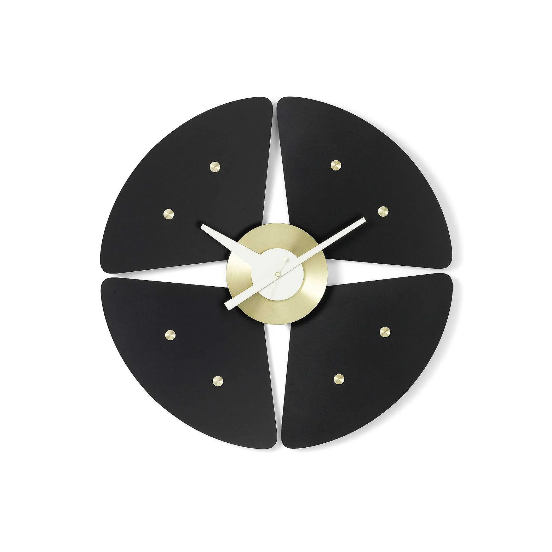 Vitra Clocks*Petal Clock | Black/Brass