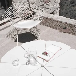 Knoll Outdoor Tables*Petal Dining Table | Outdoor Table | White