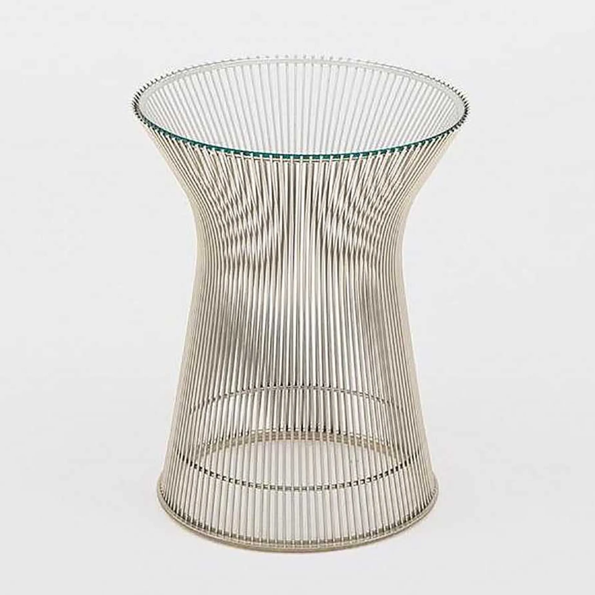 Knoll Coffee Tables*Platner | Side Table | Crystal/Nickel - Ex Display