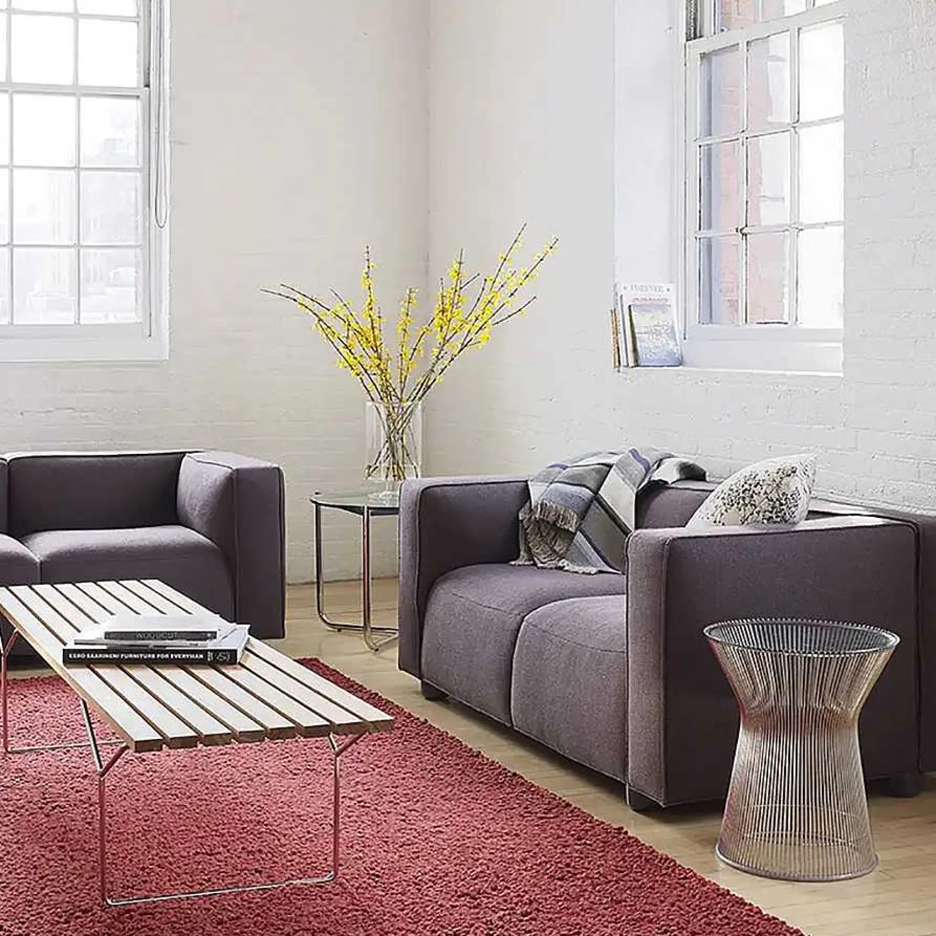 Knoll Coffee Tables*Platner | Side Table | Crystal/Nickel - Ex Display