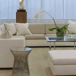 Knoll Coffee Tables*Platner | Side Table | Crystal/Nickel - Ex Display