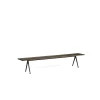 HAY Benches*Pyramid Bench 12 | Bench 250 - Black Structure - Smoked Oak