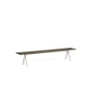 HAY Benches*Pyramid Bench 12 | Bench 250 - Steel Structure - Smoked Oak