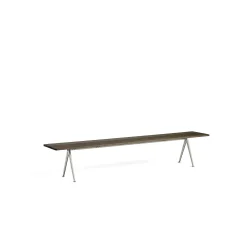 HAY Benches*Pyramid Bench 12 | Bench 250 - Steel Structure - Smoked Oak