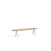 HAY Benches*Pyramid Bench 12 | Bench 190 - Steel Structure - Clear Lacquered Solid Oak