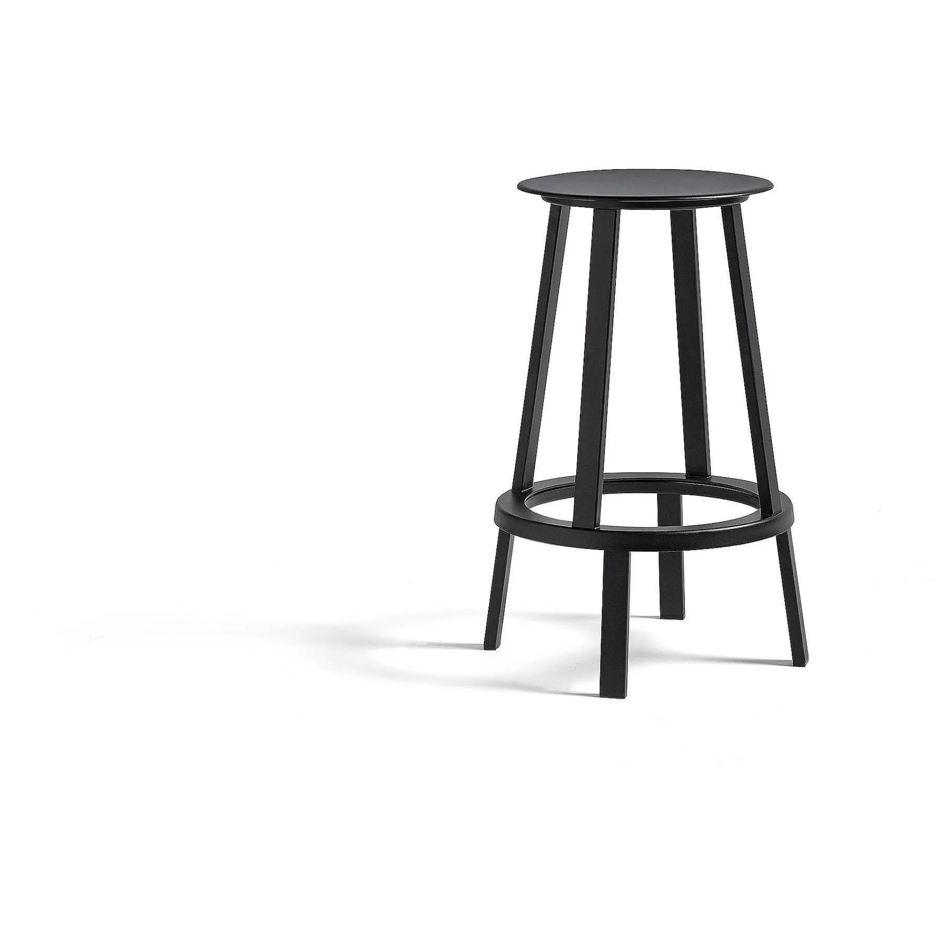 HAY Stools*Revolver Bar Stool Low | Black
