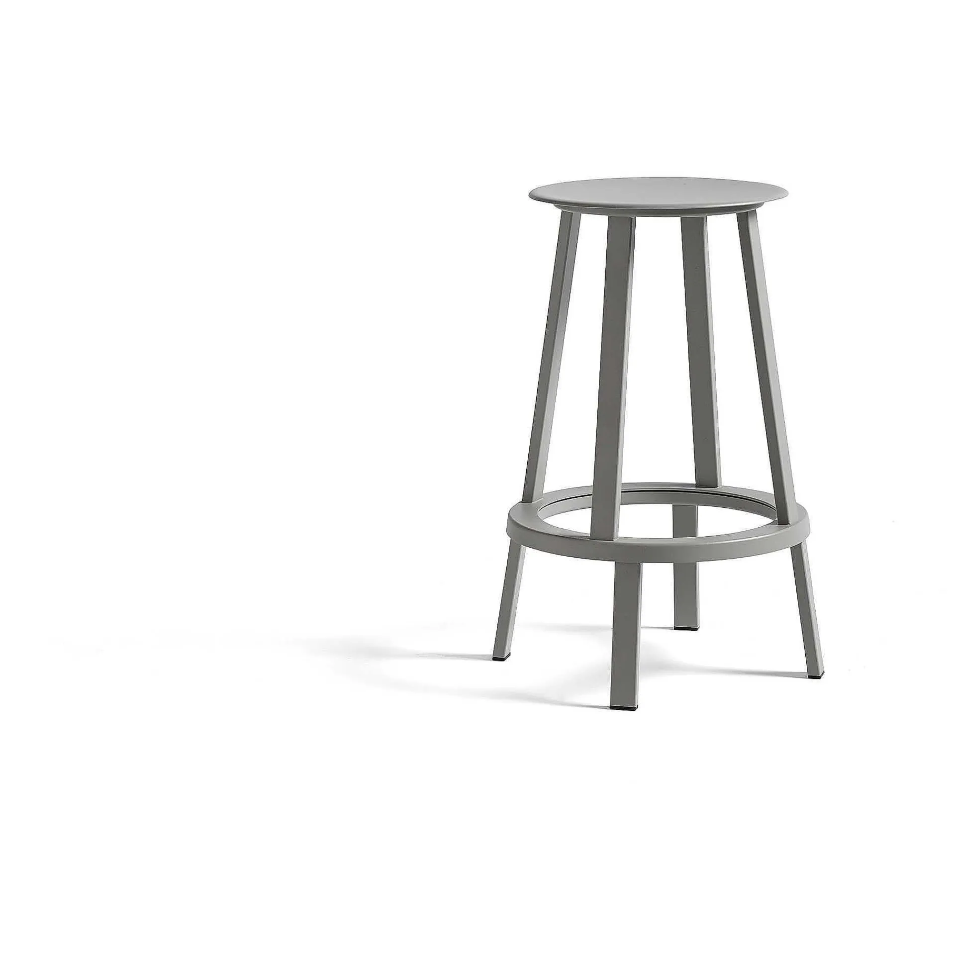 HAY Stools*Revolver Bar Stool Low - Sky Grey