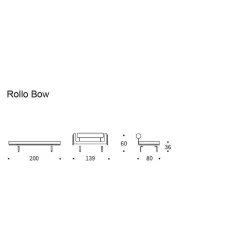 Innovation Living Sofa Beds*Rollo Bow Spring | Daybed | 80-200