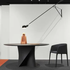 MDF Italia Dining Tables*S Table | Reconstructed Marble Black Ebony