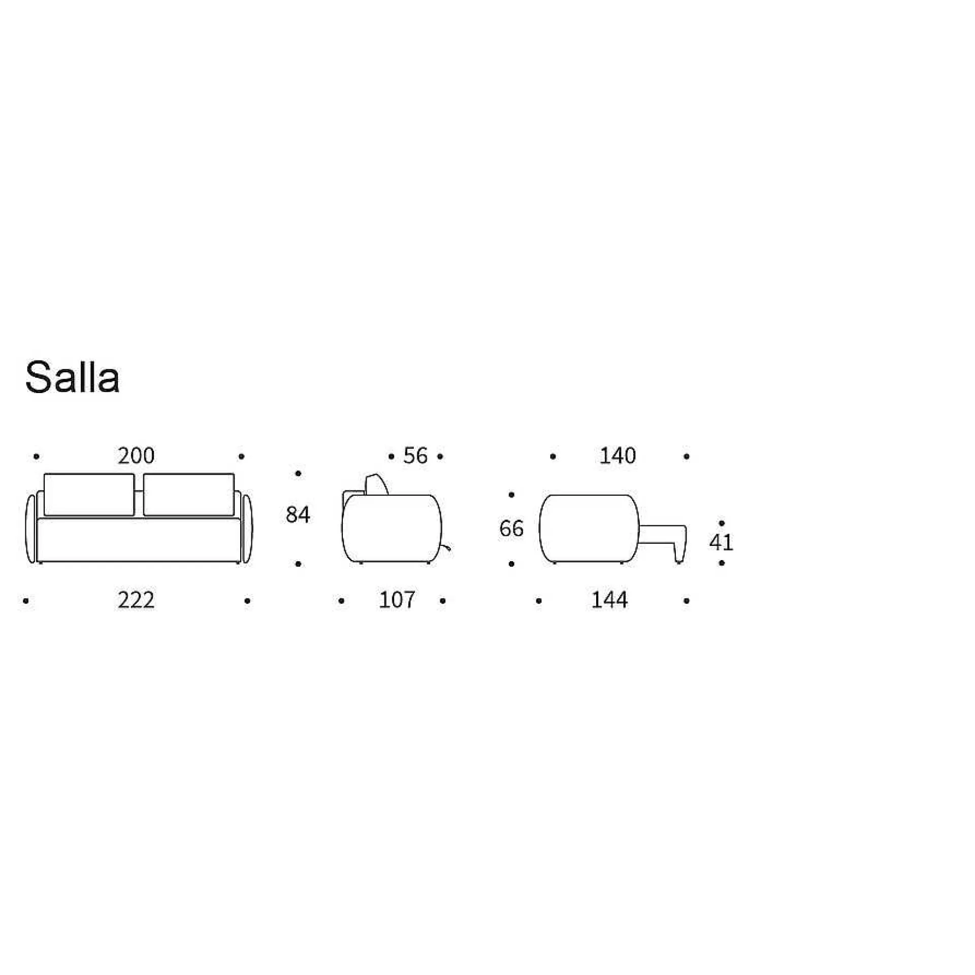 Innovation Living Sofa Beds*Salla Sofa Bed - 317 | 140-200 Cm