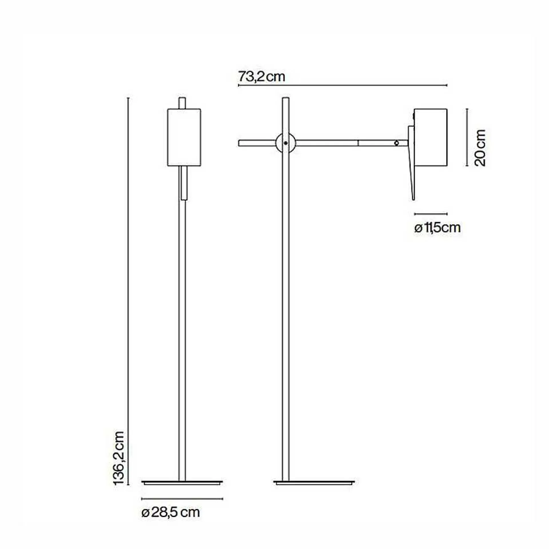 Marset Pendant Lights*Scantling P73 | Floor Lamp - White | Ex-Display
