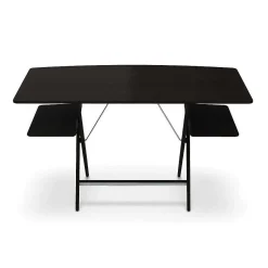 DePadova Desks And Office Tables*Scrittarello | Desk - Charcoal Stained Beech