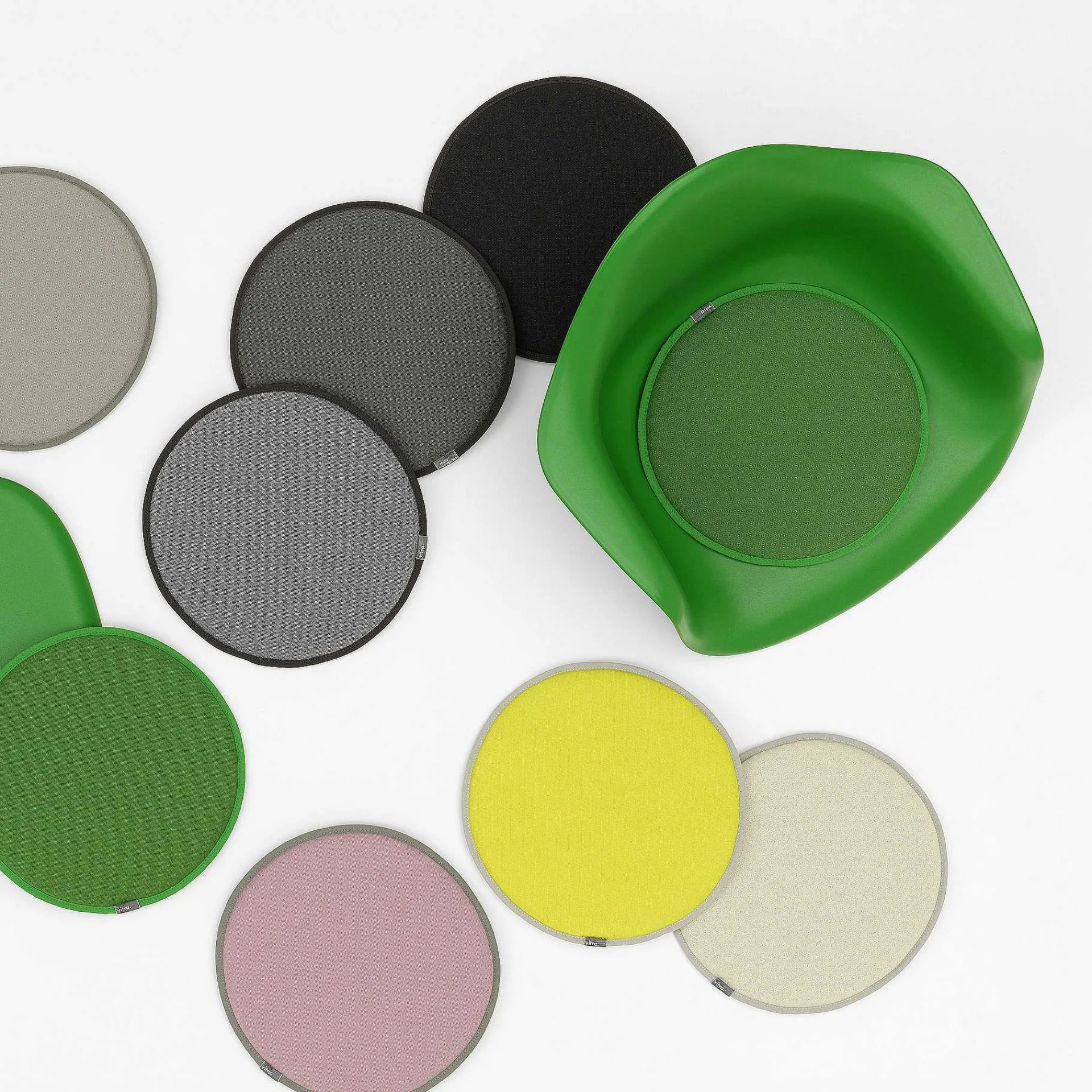 Vitra Decoration*Seat Dots | Mint / Forest - Petrol / Nero