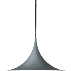 GUBI Pendant Lights*Semi Pendant | Anthracite Grey Glossy