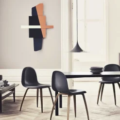 GUBI Pendant Lights*Semi Pendant | Anthracite Grey Glossy