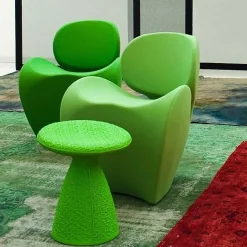 Moroso Outdoor Chairs*Shitake Stool | Fluo Green
