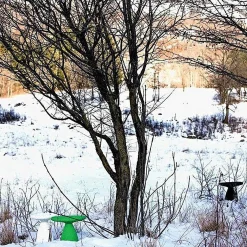 Moroso Outdoor Chairs*Shitake Stool | Fluo Green